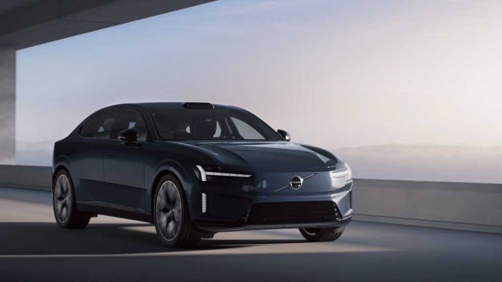 volvo es90 grigio