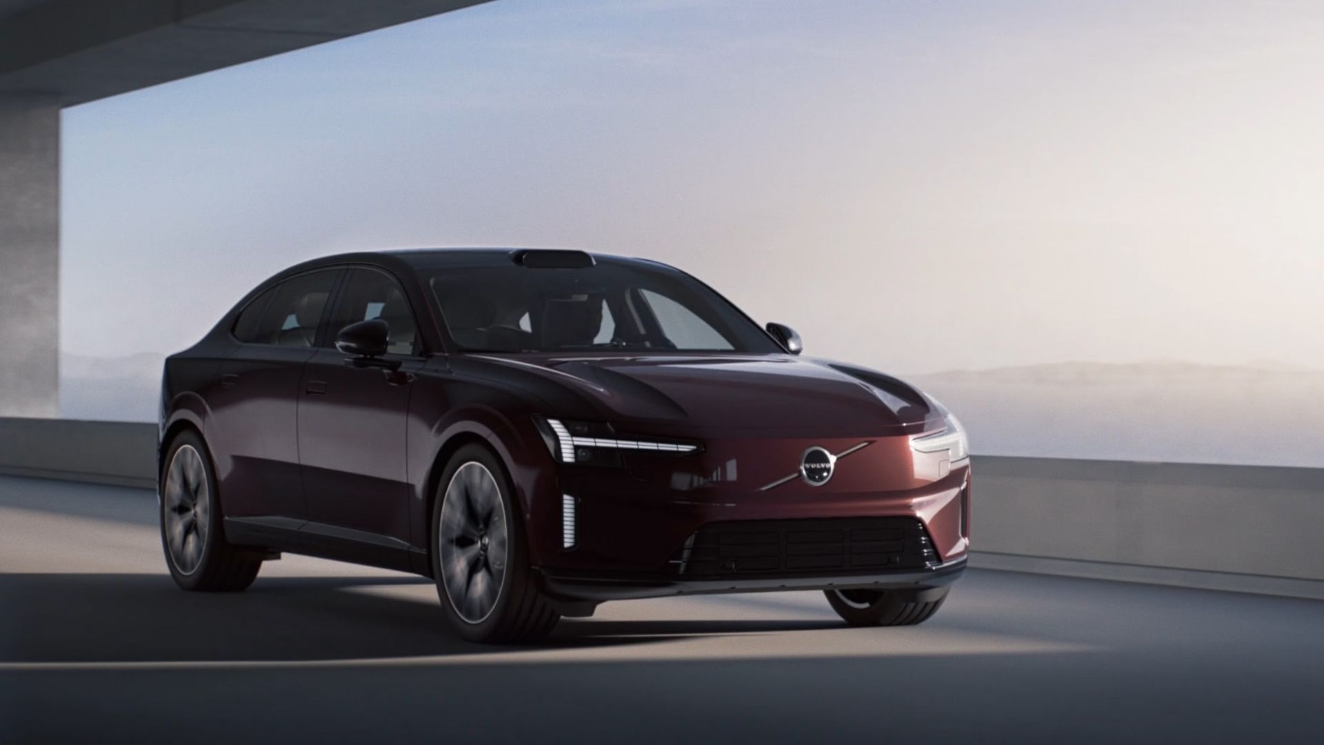 volvo es90 rossa